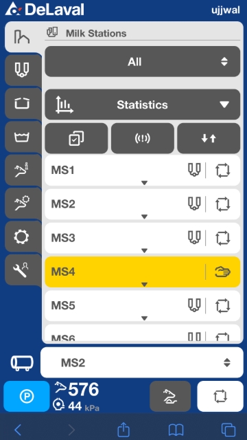 <p>First you need to open the App and put the unit into manual so it shuts down.</p>