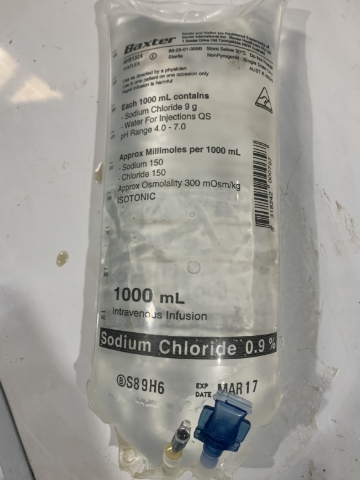 <p>Take saline out of a 1000ml bag and reconstitute the accent.</p><p>80ml per bottle.</p><p>Mix 5 bottles.</p>