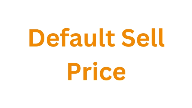 <p><strong>Default Sell Price</strong></p><p></p><p>Under "default sell price" enter your pre-GST sell price.</p>