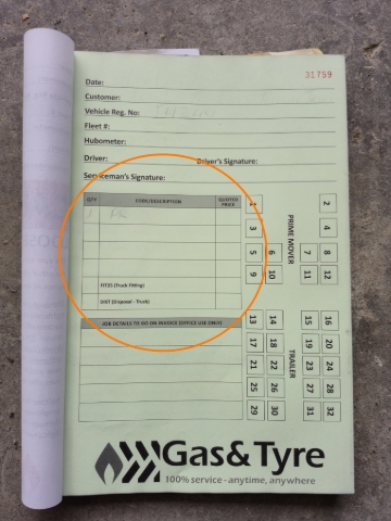 <p><strong>Products Used</strong></p><p>Write down the product codes of the products used, and the quantity. </p><p></p>