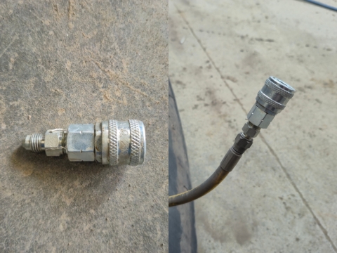 <p><strong>Inflating the Tyre</strong></p><p>When inflating, make sure you get enough air in the tyres to keep them solid remembering that you will lose some when you connect the hoses. </p><p>Don’t worry about getting the air pressure exact, the CTI will sort this out. </p><p>Use CTI fittings to attach to end of the hose to stop the tyre from losing air after inflating. </p>