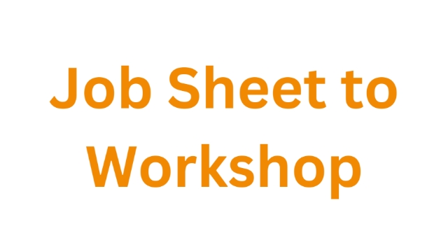 <p><strong>Job Sheet to Workshop</strong></p><p>After printing the job sheet, hand it to the technicians in the workshop to do the job.</p><p></p>