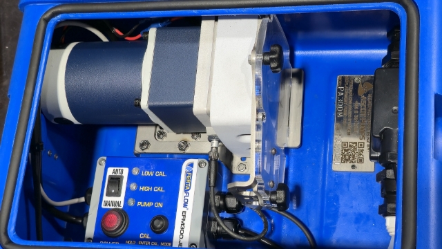 <p>Pump installed ready for tube to be replaced.</p>