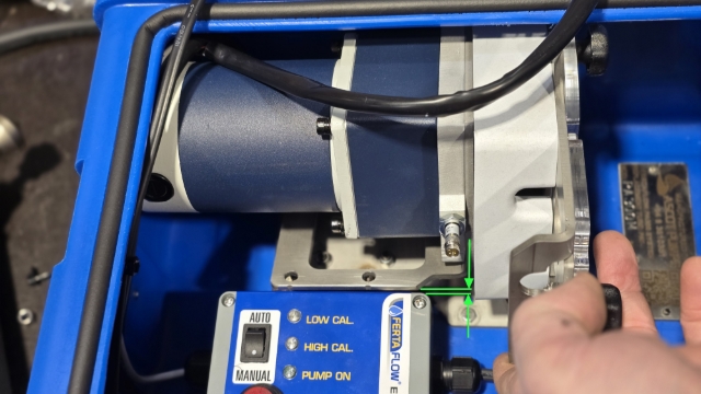 <p><strong>Install the PA302 Pump</strong></p><p>Carefully insert the pump up into the top of the enclosure.</p><p>Then pivot the base in, just above the pump junction box</p><p>Keep the pump parallel to ensure it will fit in without jamming.</p><p></p>