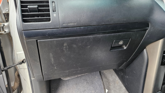 <p><strong>Step 1:</strong> Remove glove box (1), trim piece (2) and side panel.</p><p>Glove box sides need to be squeezed together to allow it to rotate all the way forwards to be then unclipped from the hinge. Panels are just held by clips.</p>
