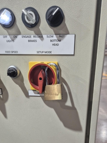 <p><span><strong>Lock Out Procedure</strong></span></p><p><strong><br></strong></p><p>Use your personal lock every time you enter
behind a safety gate or guarded area.</p>