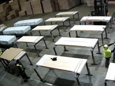 <p>The packets are then laid out one by one on to the Tressel tables.&nbsp;</p><p><br></p><p><br></p>