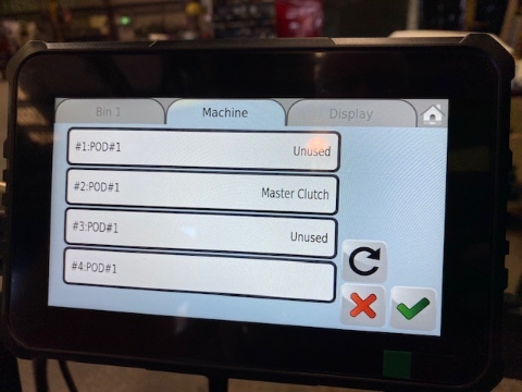 <p>Select each POD, one at a time - make all Master Clutch.</p>