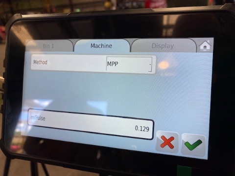 <p>Enter correct code in 'm/Pulse'. Tap big green tick. Then tap home screen.</p>