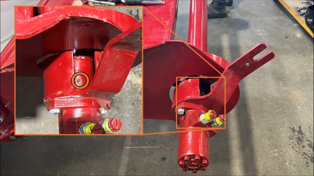 <p><span>Rotate the motor assembly until the
second grub screw pocket lines up with the gap in the shaft Guard then reinsert
and tighten the second grub screw.</span><br></p>