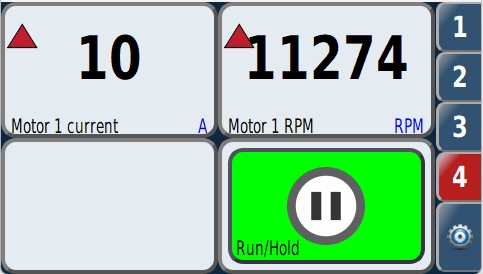 <p>You can now go back to tab 4 and put the drill into 'Run'</p><p>The motor current will be displayed and the motor pulses if you have added this tile.</p><p>If you measure a motor current at more than 30 amps, there is likely a problem. Tap 'Hold' immediately to stop the motor.</p><p>Problem scenarios could include</p><ul><li><p>a blocked metering unit. Check and clear if necessary. Test the motor current again.</p></li><li><p>a short circuit motor. Talk to SmartAg</p></li></ul><p>The high current problem needs to be resolved BEFORE putting the drill back into work. Failing to do this could damage the new Power Pod.</p><p></p>