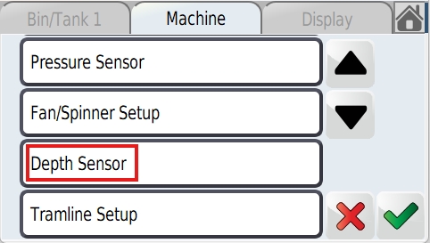 <p>Select 'Depth Sensor' in the Machine tab in settings</p>