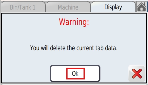 <p>Tap OK to accept the new tab settings</p>