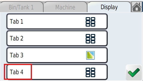 <p>Choose Tab 4 to change the tab setup</p>