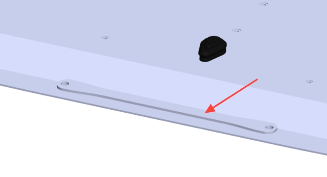 <p>Note: Some hard lid models will have a spacer between the lid shell and the locking plate. If so, install this spacer at this point.</p>