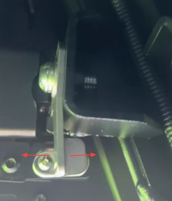 <p>If further adjustment is required, gently tap the bracket with a hammer to move it left or right as needed.</p><p></p>