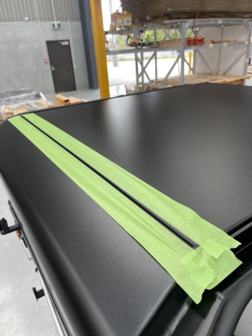 <p>Put a masking tape on the roof and front wall joint </p>