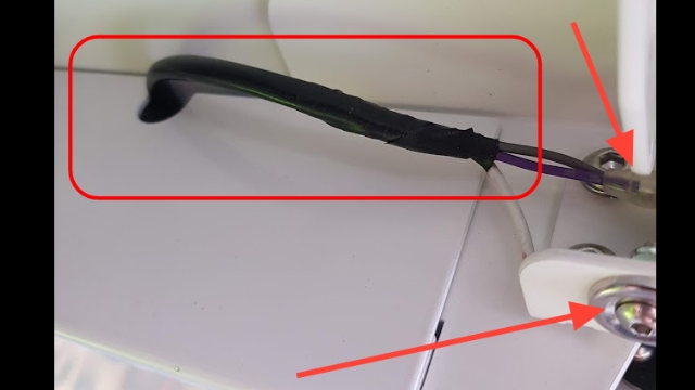 <p></p><p>Inspecting the wiring beneath the canopy door covers, as this area is particularly susceptible to damage or pinching.</p><p>Verify no shorts between any latch components&nbsp;</p><p><em>Image shows door cover/switch bracket assembly&nbsp;</em></p>
