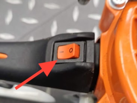 <p>Power switch to on</p>