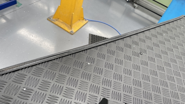 <p>Drill the marked holes using a 8.5 mm drill bit.</p>