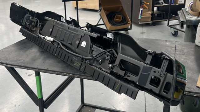 <p>Remove the bumper and place on a clean table.</p>