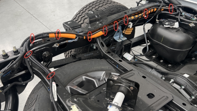 <blockquote><p><strong>CQC: Follow OEM harness paths and secure new wiring alongside with cable ties at no less than 300mm intervals.</strong></p></blockquote><p></p>