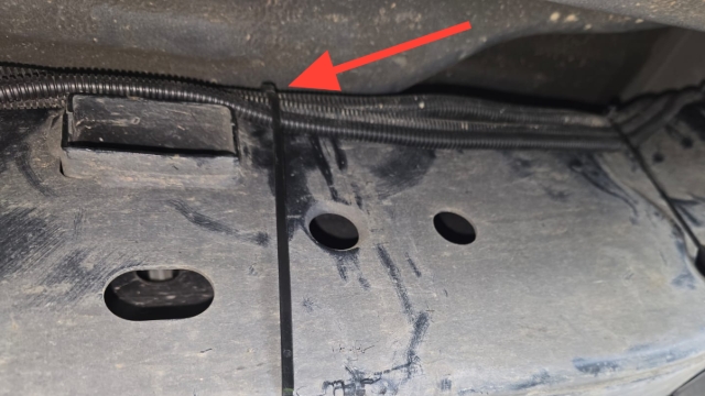 <p>Ensure wiring is cable tied directly to the vehicle chassis, and <strong>DOES NOT </strong>interfere with fuel or brake lines or other vehicle components.</p>