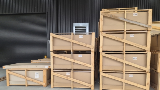 <p>The packaged canopy is now ready to be taken out and stacked in either AU bay or the NZ bay ready for transport.</p>