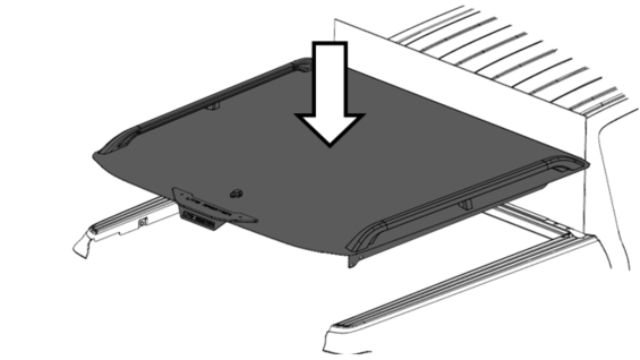 <p>Lift the Load-Lid onto the vehicle.</p><p>Note: Lower the tailgate before lifting the Load-Lid into place. This will help with upcoming steps.</p>