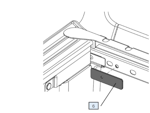 <p>Install PRT-005963 onto the front wall to cover up the open slotted holes.</p><p>Ensure the hole in the foam gasket lines up with the thread in the front wall, and that it covers both slotted holes.</p><p>Repeat for both sides.</p>