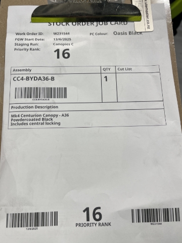 <p>Get the Job card with priority rank number </p>