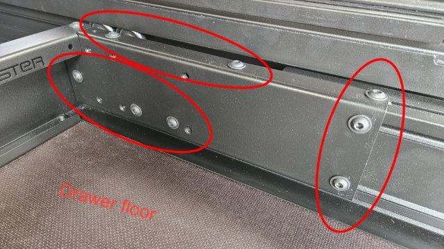 <p>To access the latching mechanism;</p><p>Remove all bolts holding the internal cover plates in place with a 5mm hex </p><p><em>These may vary in appearance depending on build date</em></p>