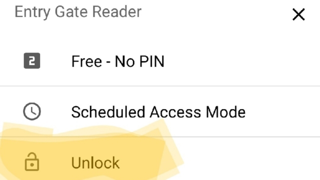 <p>Option 1: When you are in close vicinity of the card reader, go to the 'Gallagher mobile connect' app select 'Actions' 'Unlock'</p><p>This will open the gate.</p><p></p><p><em>NOTE: On the Weekend schedule, the gate should close behind you. During the week, this will stay open.</em></p><p></p><blockquote><p><strong>IMPORTANT: </strong>Always ensure the entry gate closes behind you.</p></blockquote><p></p>