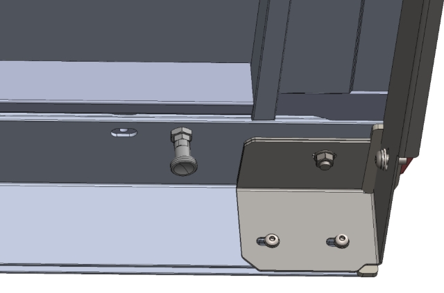 <p>This will loosen the clamp allowing the hinge to slide along the elongated hole.</p>