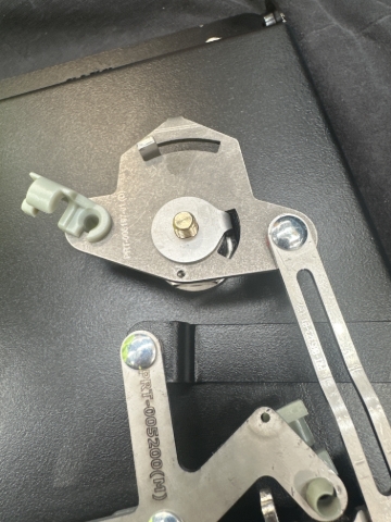 <p>Place PRT-005198-01 on the lock barrel and through the slit in PRT-005197-01.<br></p>
