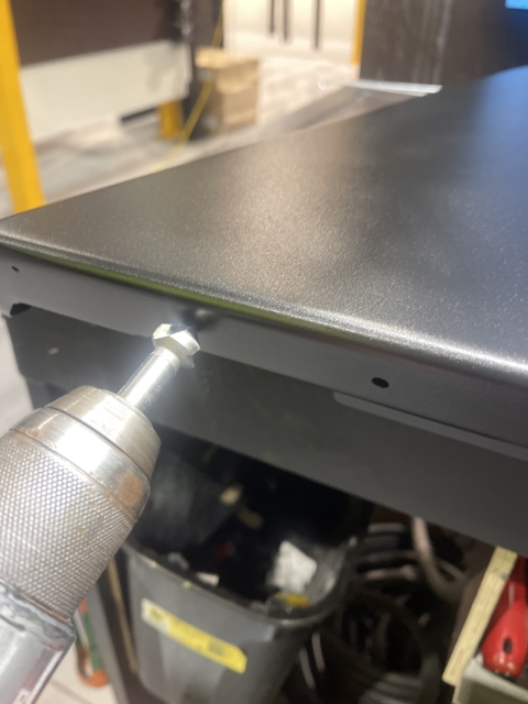<p>Countersink Side doors if needed before putting the door brackets. This applies on VWB3 canopy.</p>