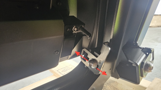 <p><strong>Latch / Switch position</strong></p><p><strong>Showing untrimmed on this model</strong></p><p></p><p>Door switch can mostly be left un-trimmed. The latch piece that it hits into (PRT-004238L/R) can be adjusted in and out to ensure the switch does not bottom out. If the switch is still not closing properly, then it can be trimmed. </p>