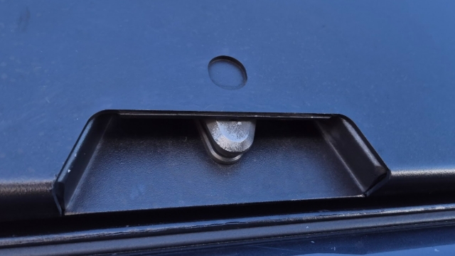<p>The canopy lock blanking plate is now installed.</p>