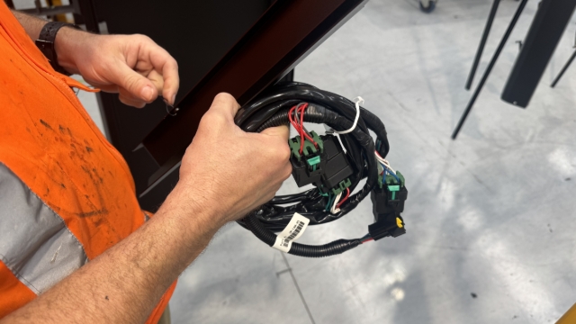 <p>Retrieve CLK loom from staging trolley matching job detail.</p>