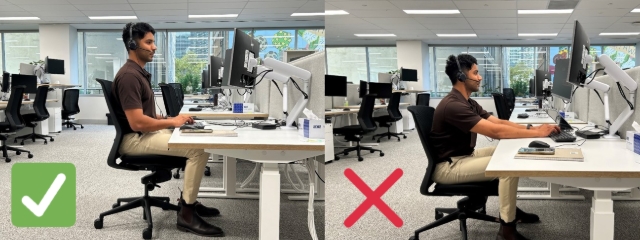 <p>A proper ergonomic setup reduces strain and keeps you comfortable throughout the day. Small adjustments to your workstation can make a big difference to your health and productivity. </p>