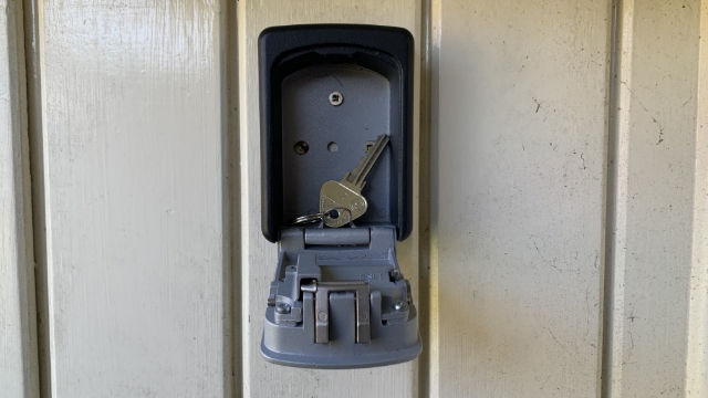 <p>Enter the code# 2812 and retrieve the key from the lcokbox</p>