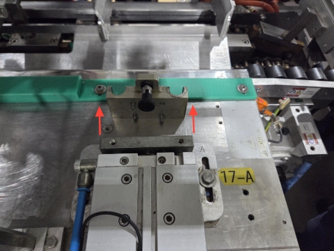 <p>When changing over the involvo to 250ml, maintenance are required to remove certain change parts.</p><p></p><p><strong>17 A & 17 B</strong></p><p></p><p><strong>A & B are on Opposite sides</strong></p><p></p><p><strong>Second pressing station.</strong></p><p></p><p></p><p>Maintenance is required to remove quick release brackets, by undoing 4 x bolts using an allen key</p>