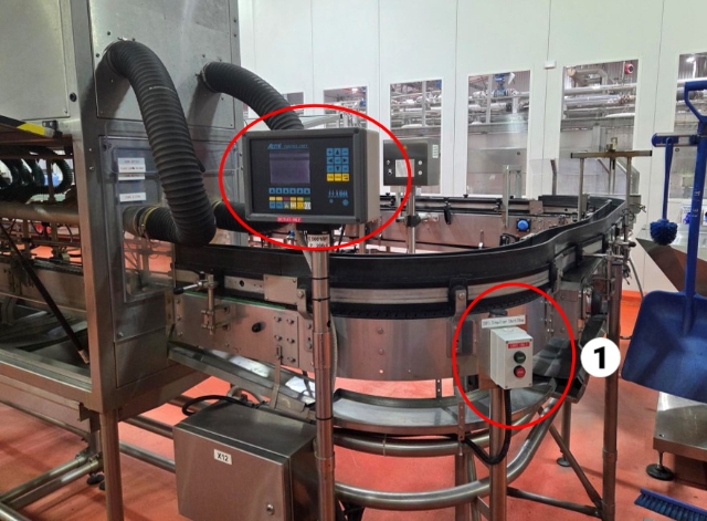 <p>Singuliser Controller before Blower this controls from the filler to the labeller (Controller 2)</p><p></p><ol><li><p>Press <em>'green'</em> button</p></li><li><p>To remain off for cans unless emptying the line</p></li></ol><p></p><p></p><p></p>