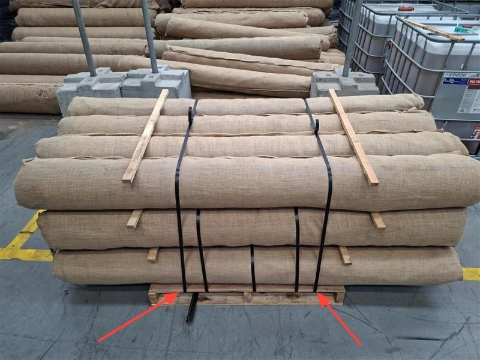 <p>Add another two boards and strap a little closer to the ends.</p>