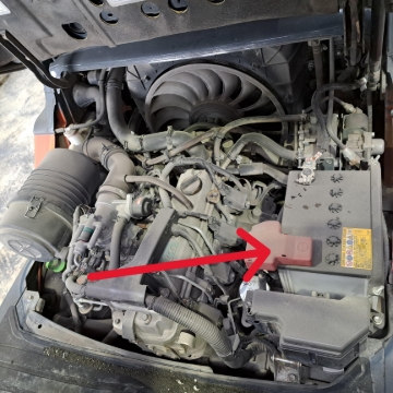 <p>LPG: Check on top of the battery for any kind of leak, and underneath for any puddles that may have formed.<br></p>