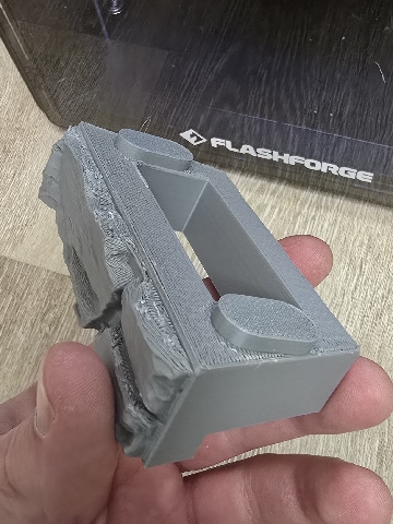 <p>This is what the finished block looks like with support structures removed.</p>
