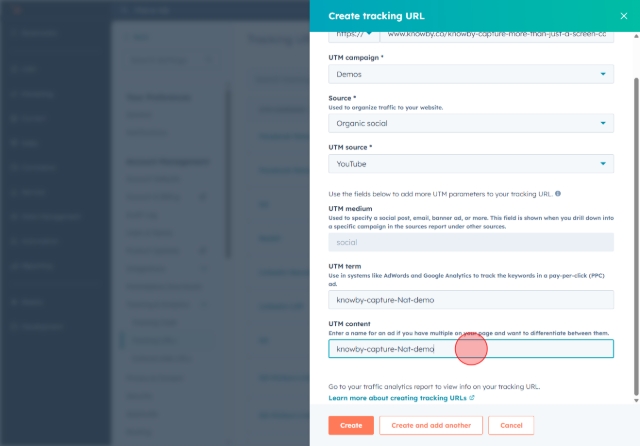 Enter: "knowby-capture-Nat-demo-video"