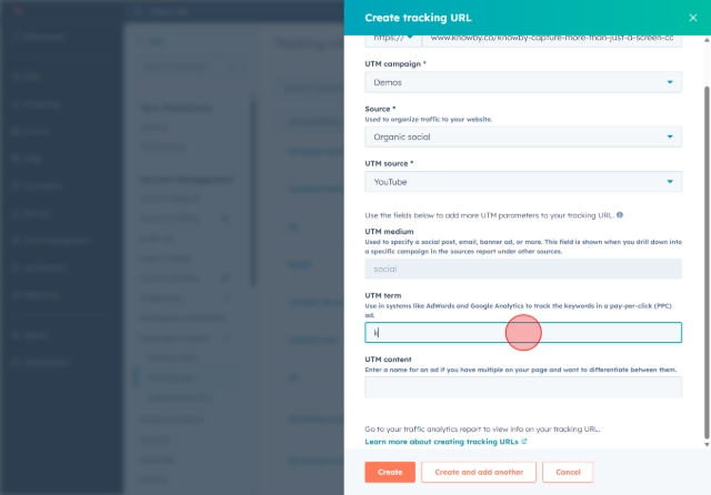 Enter: "knowby-capture-Nat-demo"