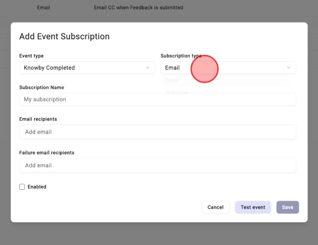 <p>Click "Subscription type".</p>