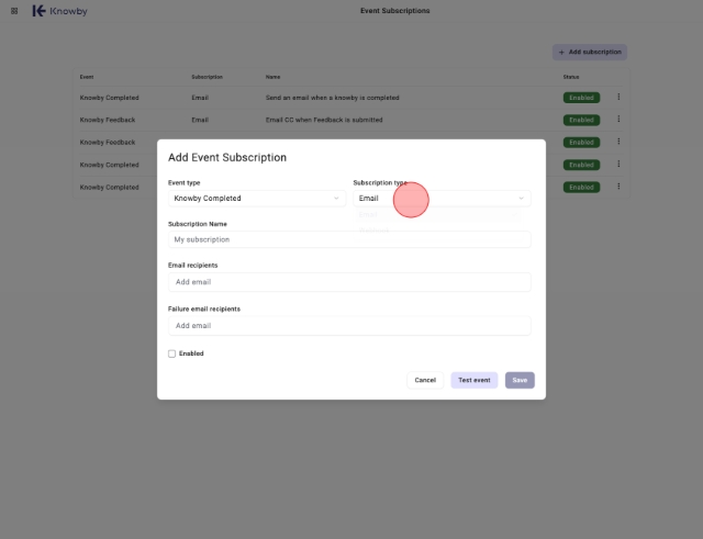 <p>Click "Subscription type".</p>